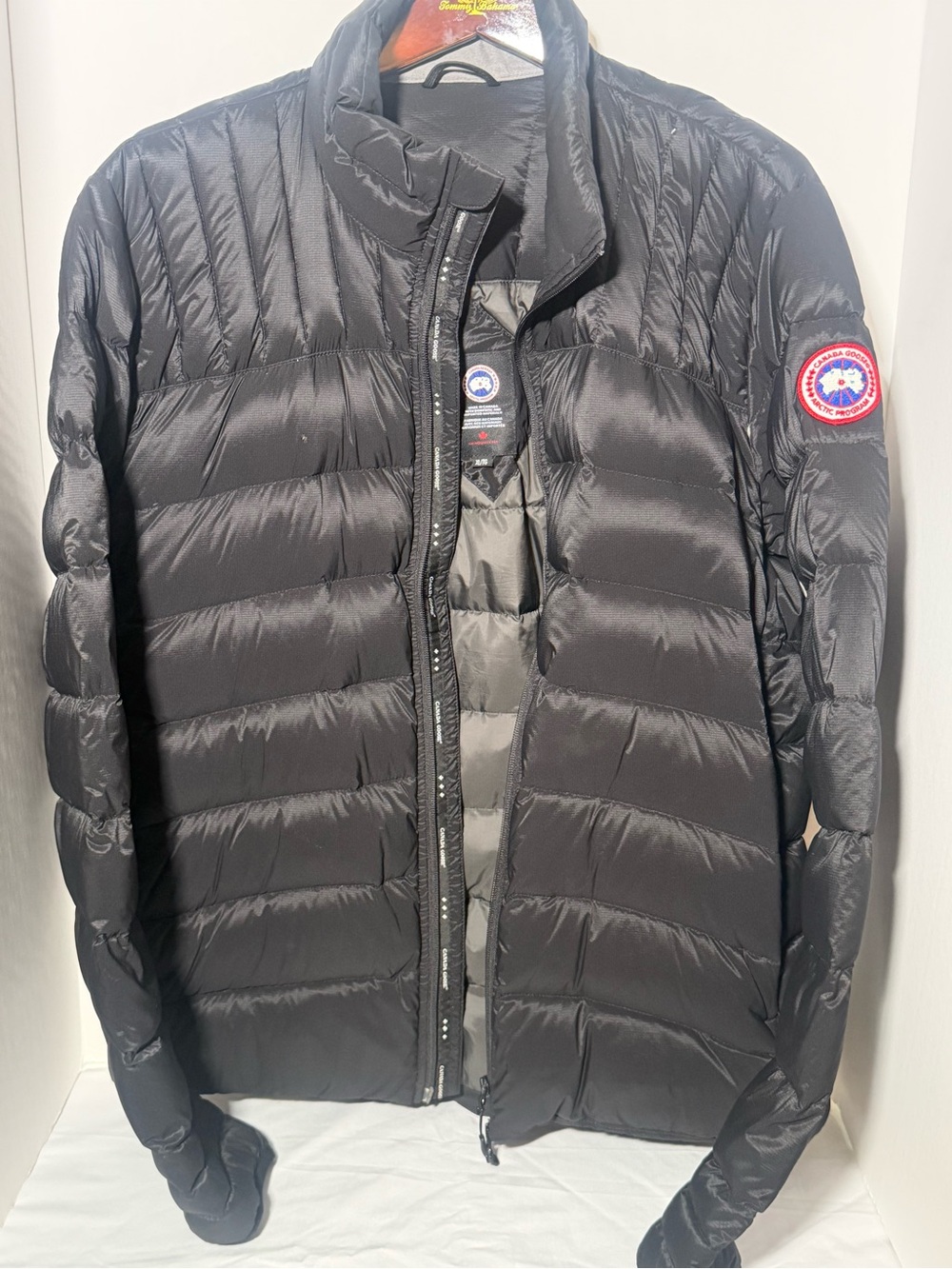 Canada Goose Men's Black Quilted Lightweight Puffer Jacket